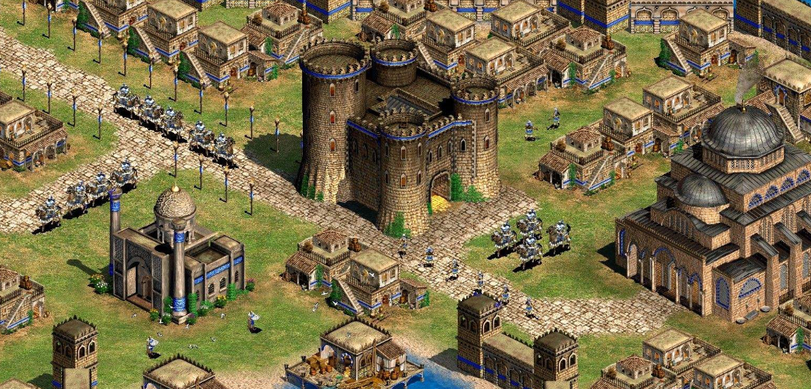 帝国时代2怎么盖房子