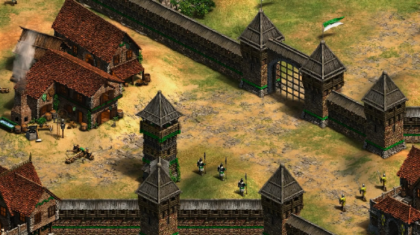 帝国时代2石墙怎么建