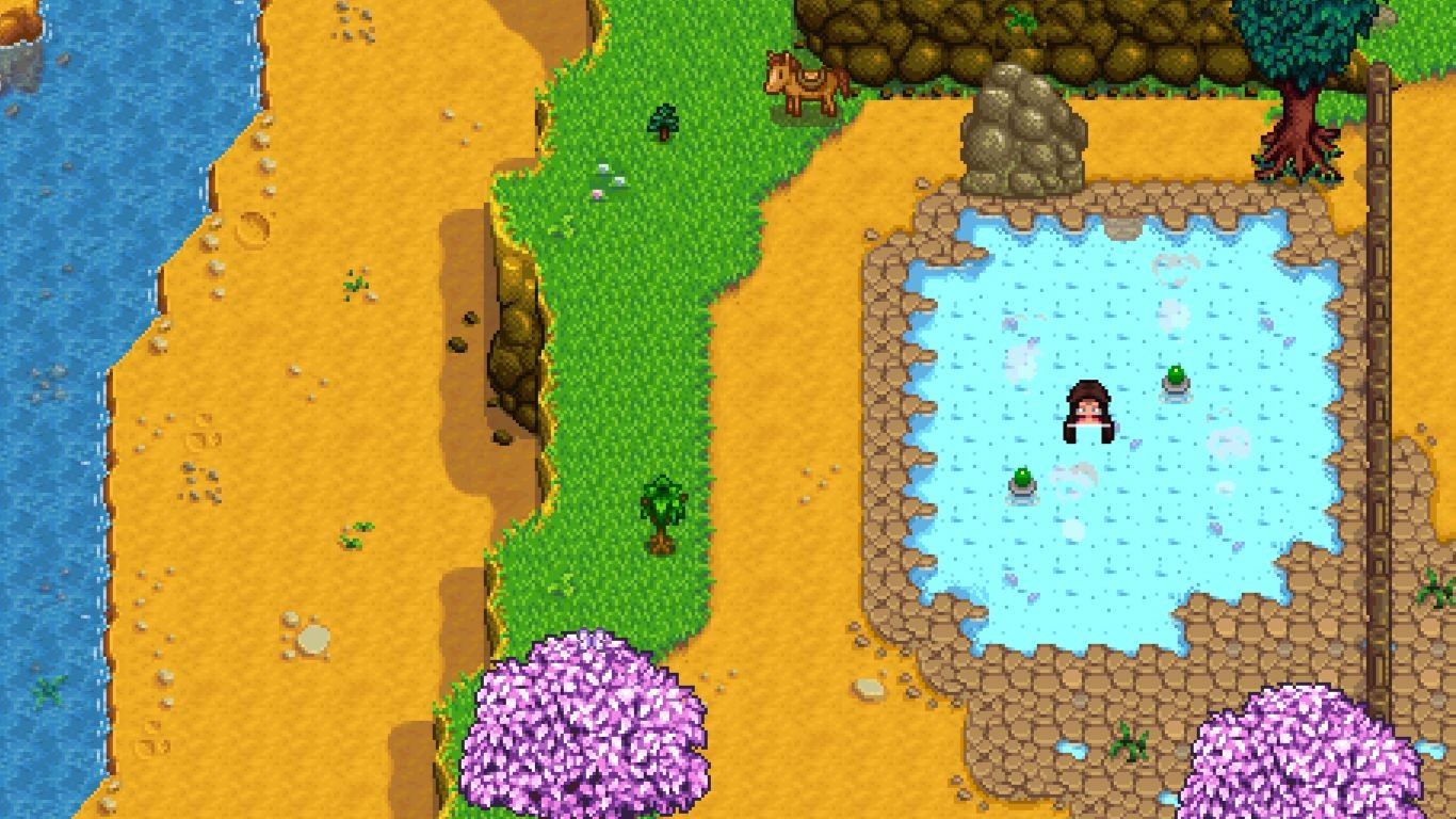 星露谷物语温泉有啥用