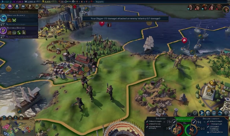 文明6被围城了怎么办 文明6被围城了怎么办