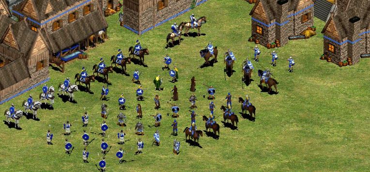 帝国时代2如何控兵