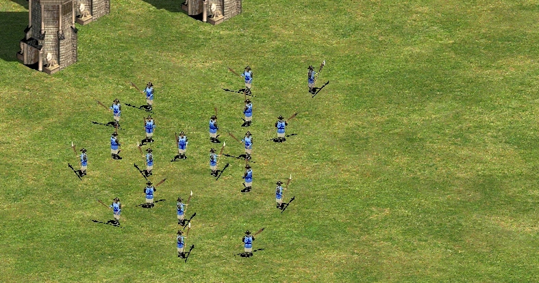 帝国时代2如何控兵