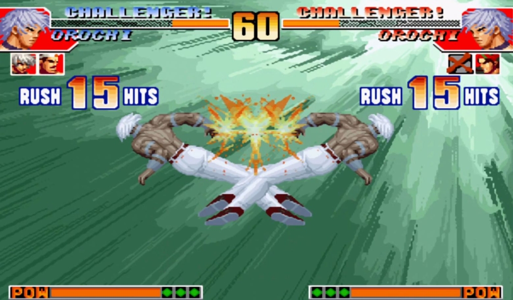 拳皇97大蛇大招怎么放