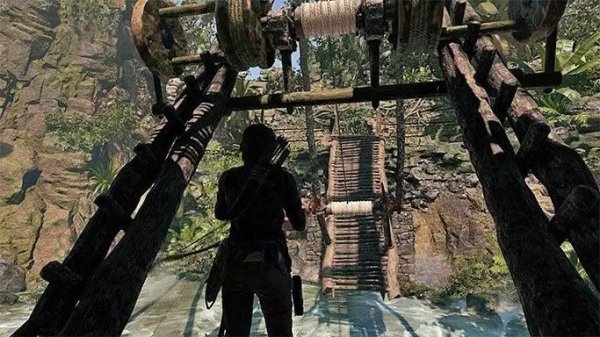 古墓丽影11桥怎么拉起来