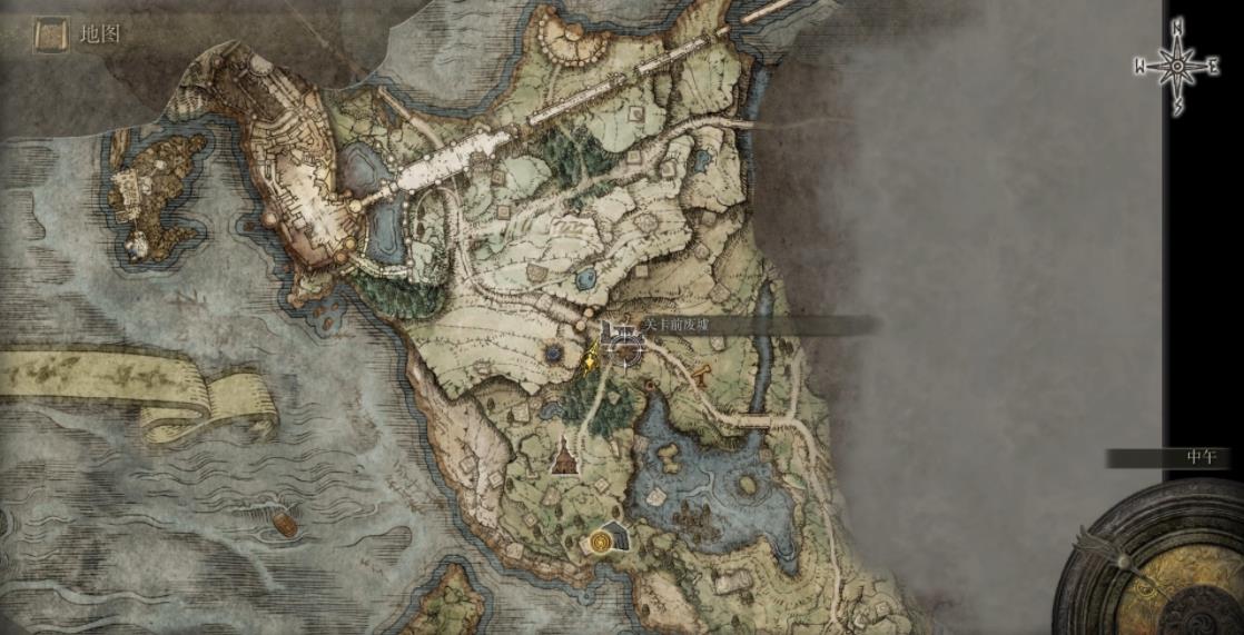 艾尔登法环北部地图怎么开