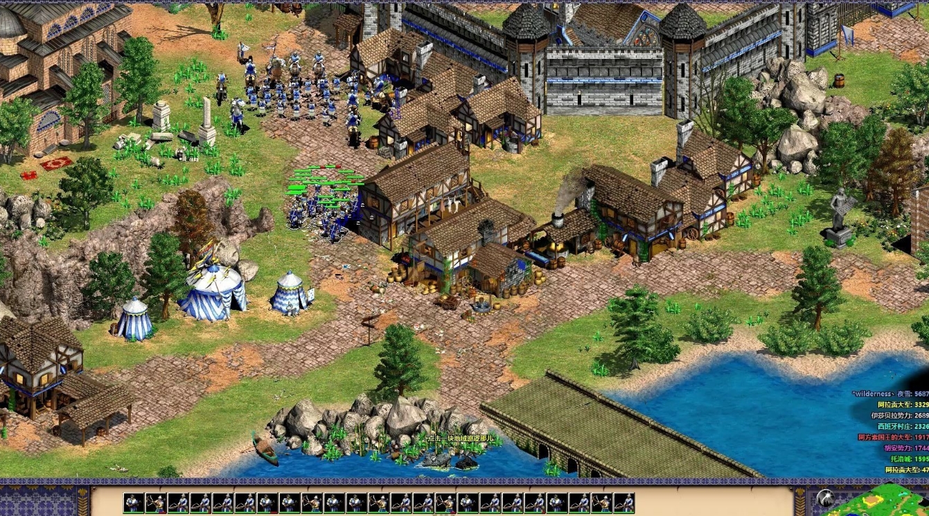 帝国时代2怎样强制攻击