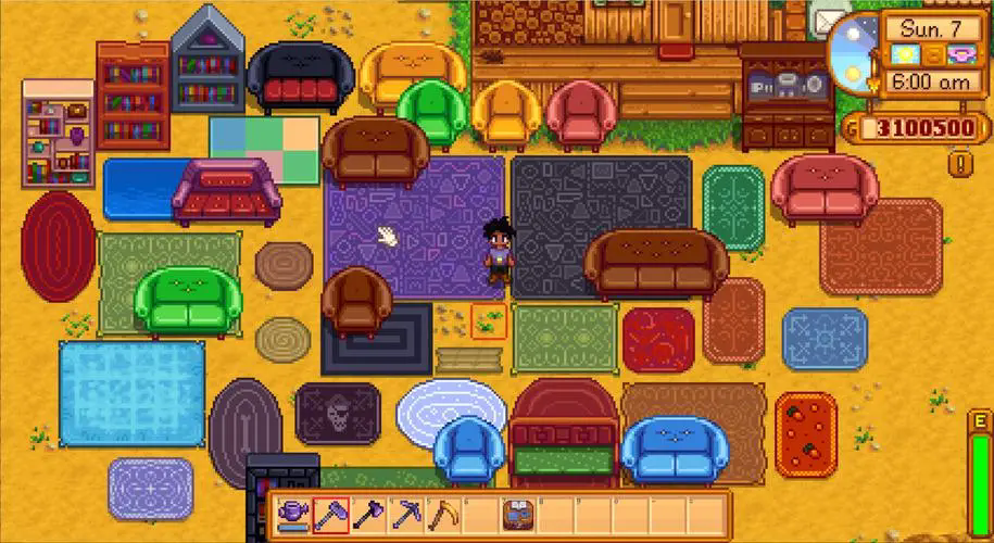 星露谷物语房间怎么布置