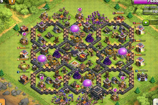 部落冲突九本阵型最佳布局攻略_九本防御技巧与进攻策略