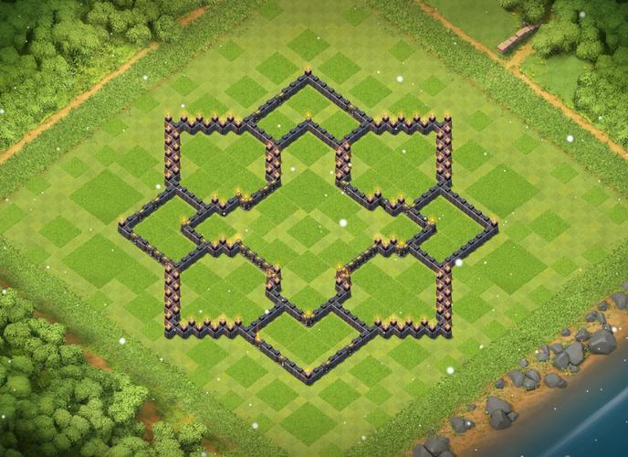 部落冲突九本阵型最佳布局攻略_九本防御技巧与进攻策略