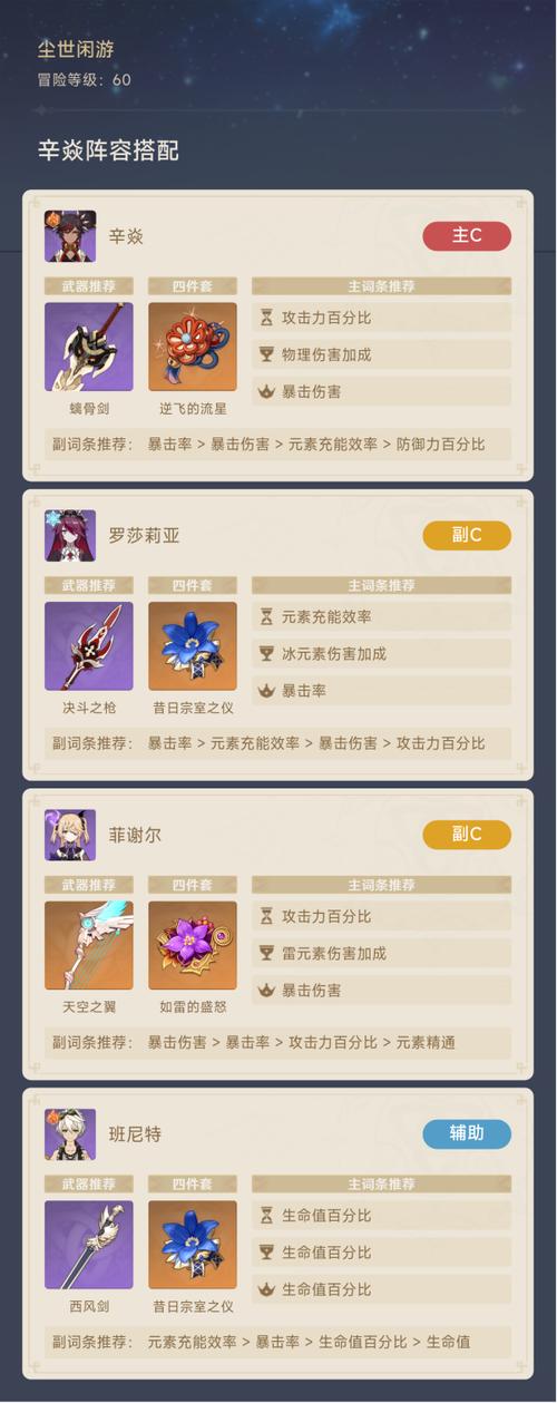 辛焱全角色技能解析与最佳阵容搭配_辛焱新手入门到高手进阶攻略