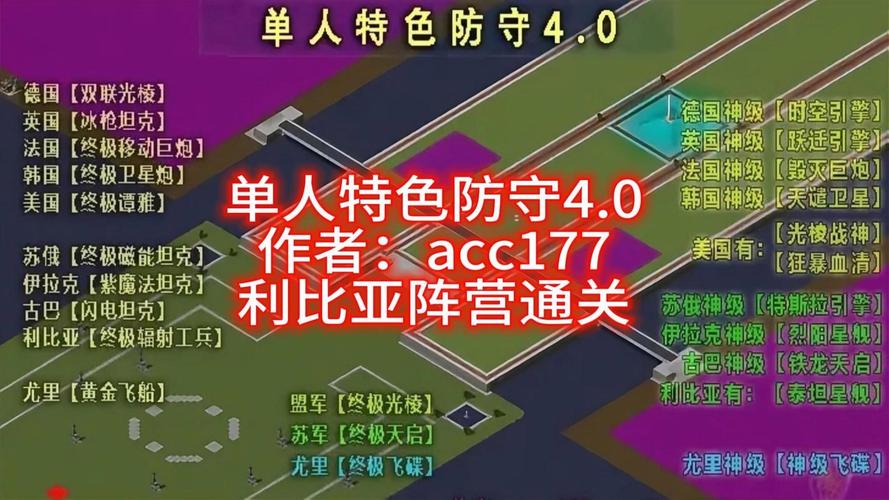 红警大战最全游戏攻略解说_红警大战最新游戏技巧通关