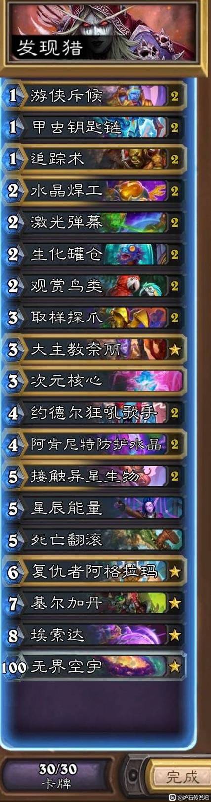 猎人卡组最全游戏攻略解说_猎人卡组最新游戏技巧通关