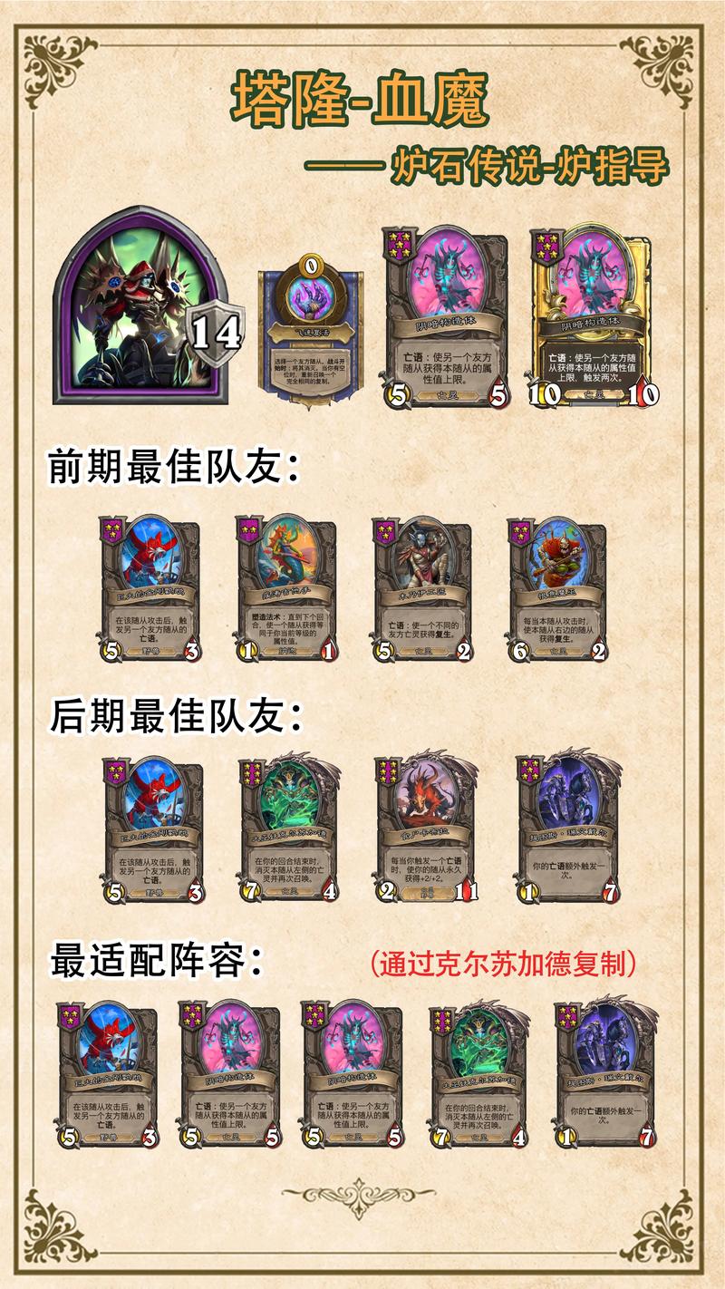 炉石传说酒馆战棋最强阵容搭配及战斗技巧攻略_炉石传说酒馆战棋新手入门必知