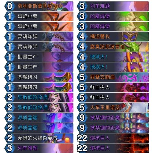 炉石传说术士卡组全卡组推荐与最新战术打法_术士卡组天梯上分攻略