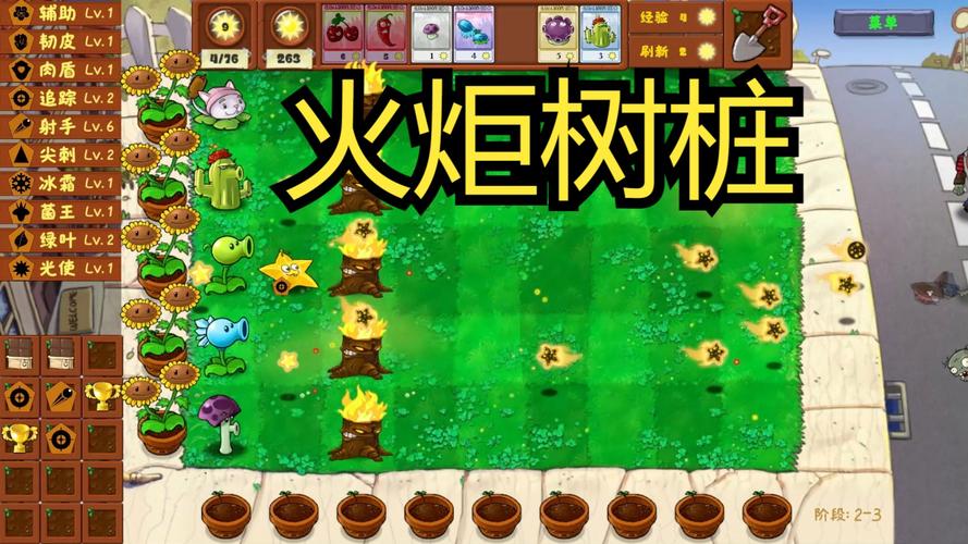 火炬树桩最全游戏攻略解说_火炬树桩最新游戏技巧通关