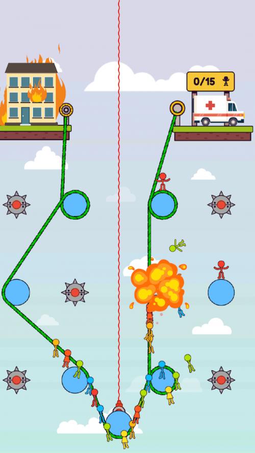 火柴人绳最全游戏攻略解说_火柴人绳最新游戏技巧通关