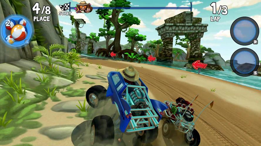 沙滩赛车最全游戏攻略解说_沙滩赛车最新游戏技巧通关