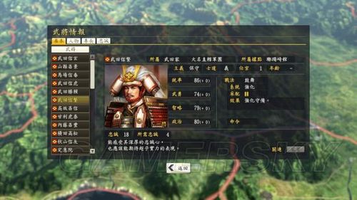 武田信繁最全游戏攻略解说_武田信繁最新游戏技巧通关