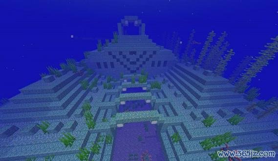 我的世界海底神殿全流程攻略_海底神殿资源获取与建筑搭建