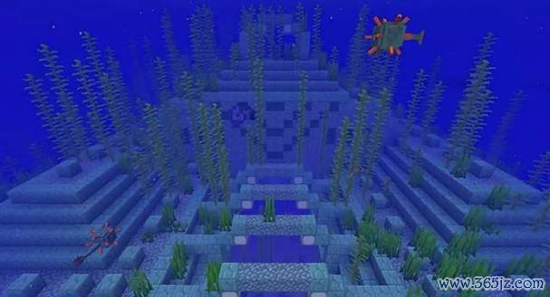 我的世界海底神殿全流程攻略_海底神殿资源获取与建筑搭建