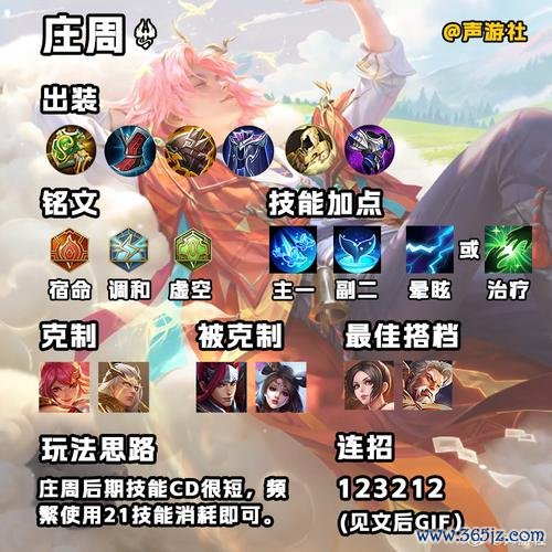 庄周王者荣耀最全游戏攻略解说_庄周王者荣耀最新游戏技巧通关